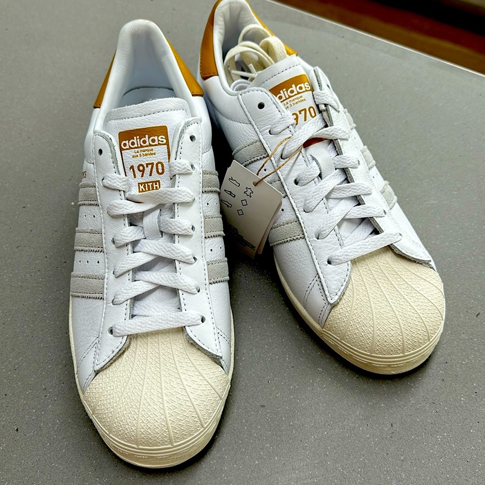 Kith x Adidas shell toe sneakers